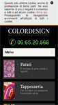 Mobile Screenshot of colordesignsrl.com